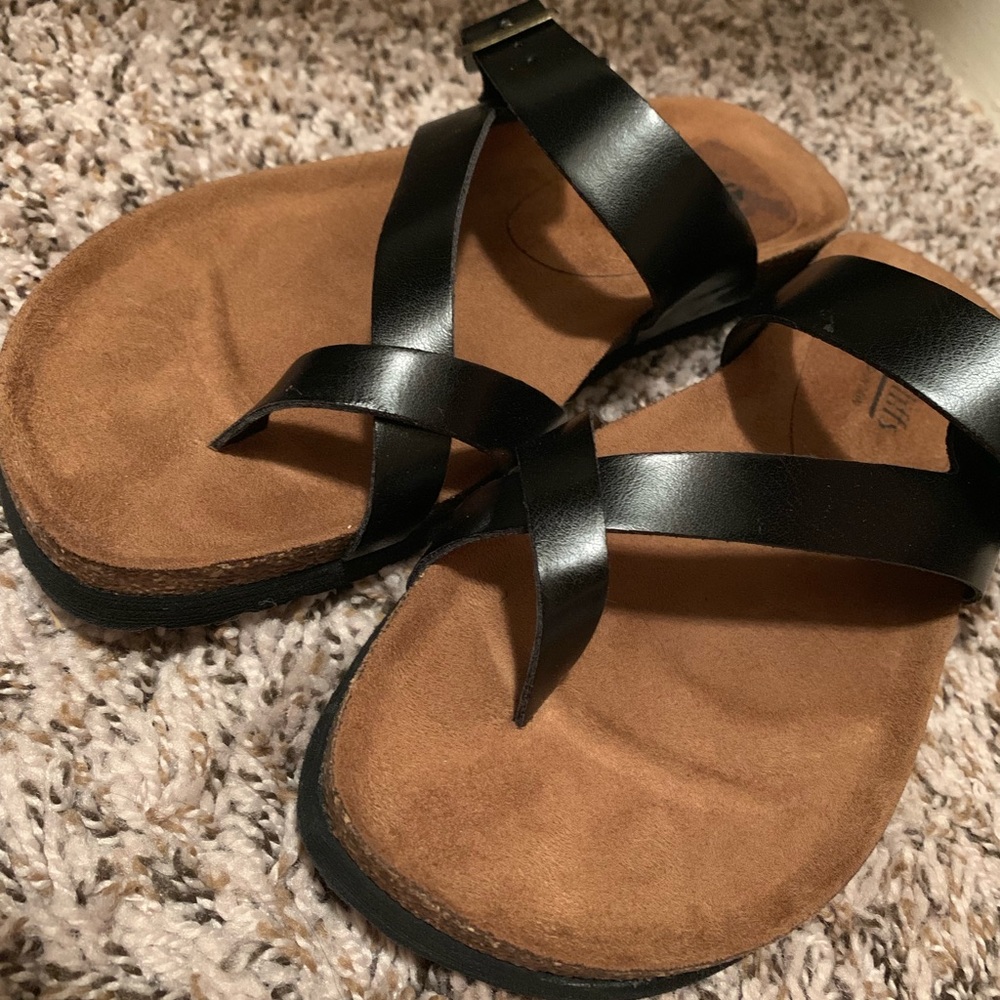 Black sandals